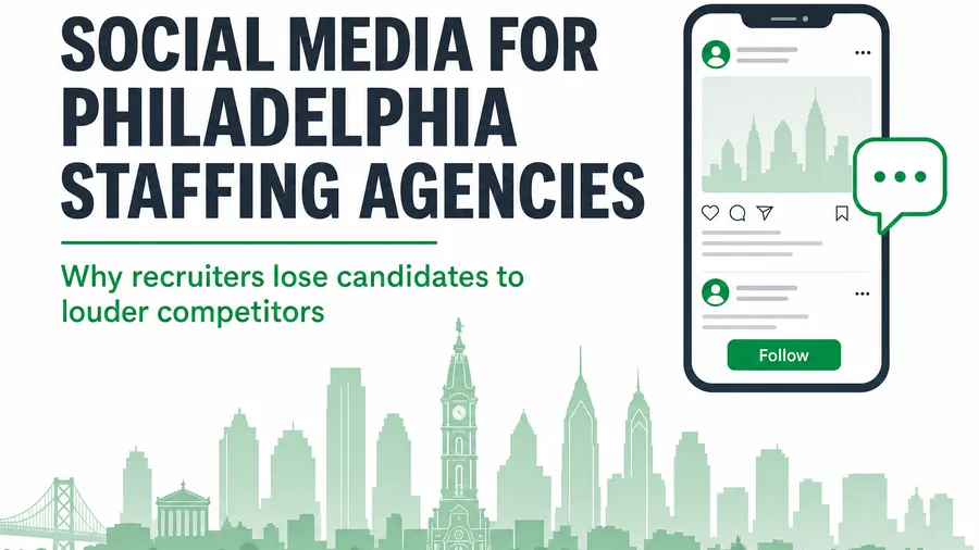 Social Media for Philadelphia Staffing Agencies: Why Recruiters Lose Candidates to Louder Competitors (2026)